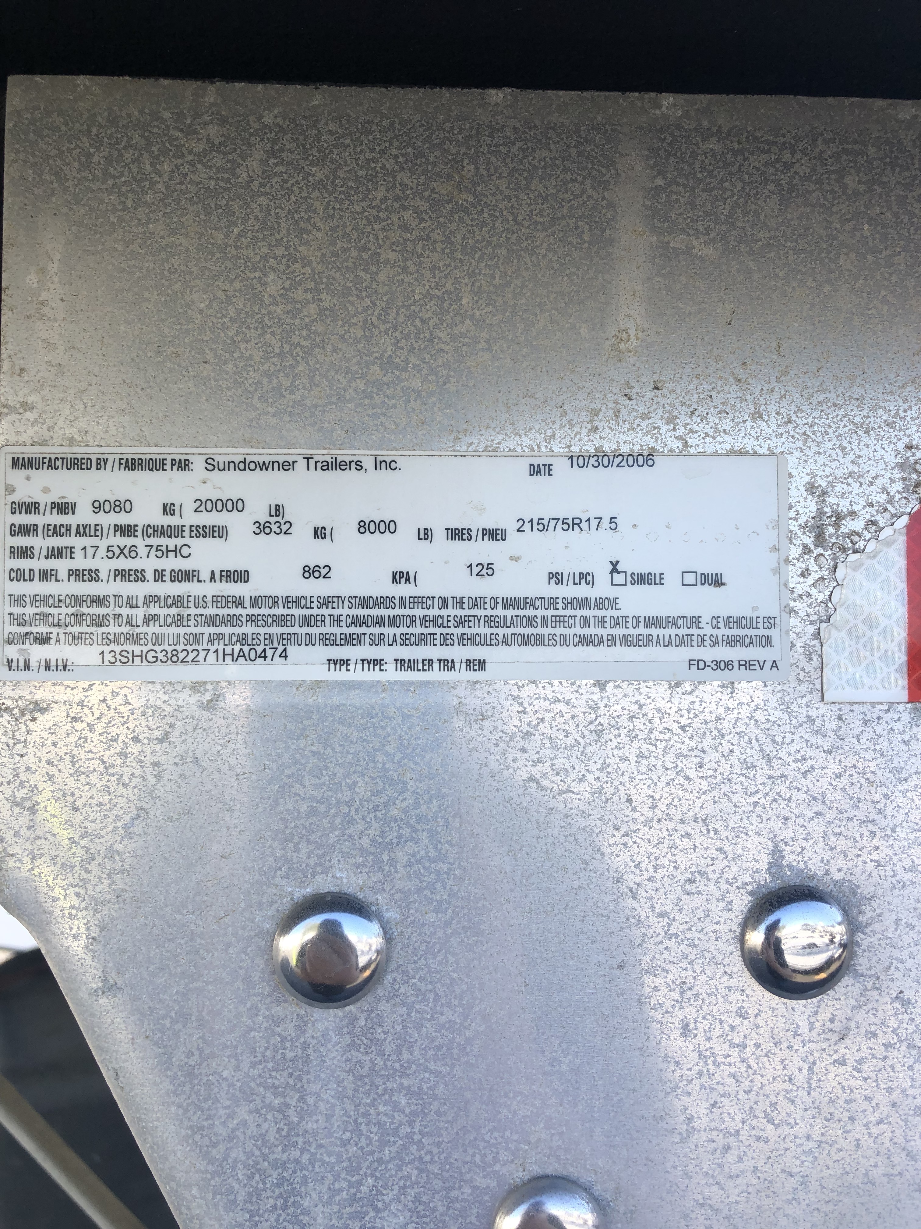 2007 Sundowner LQ 4H SLIDE OUT LQ