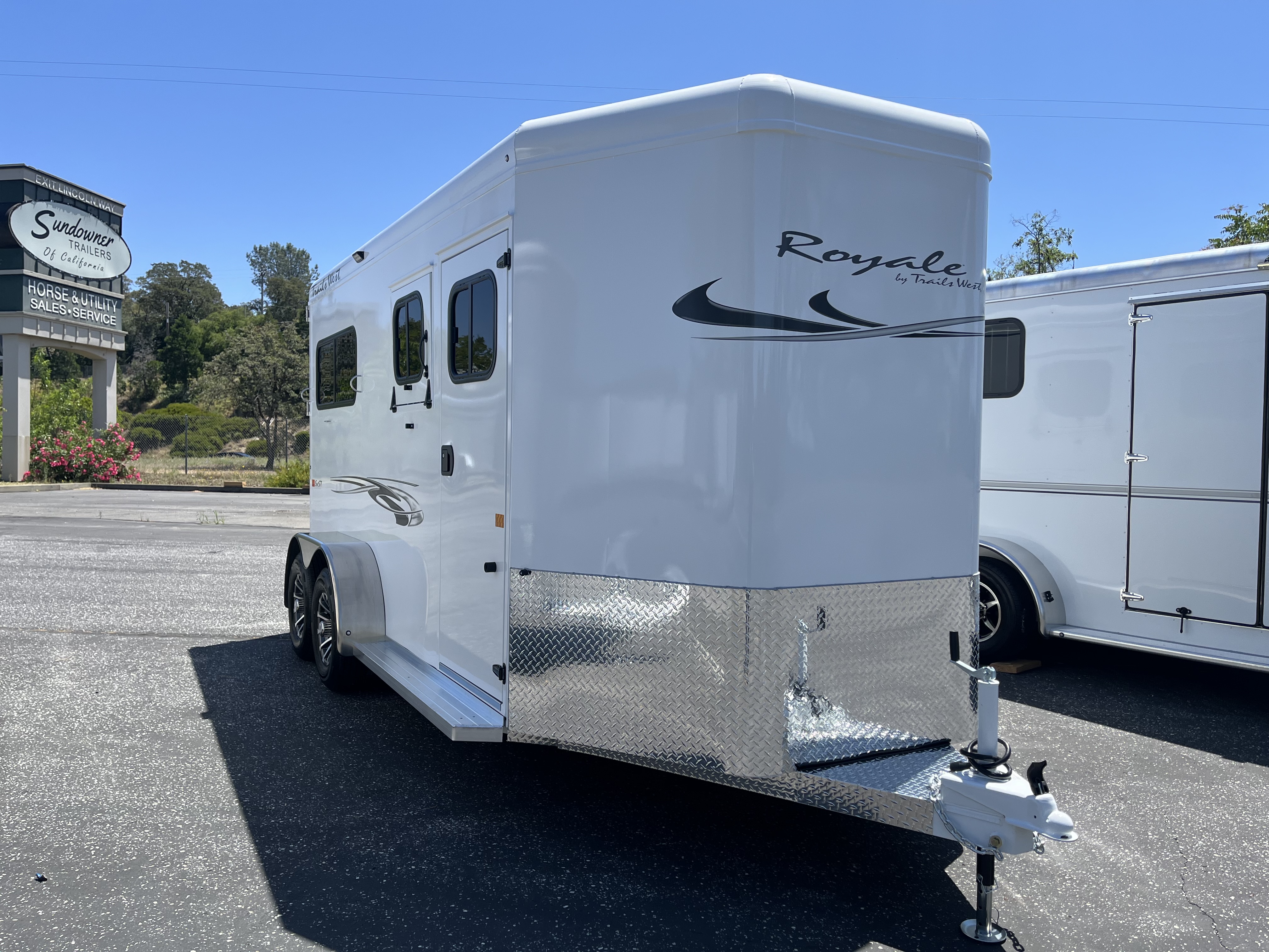 2027 Trails West BP 2H ROYALE SXS TACK Horse Trailer