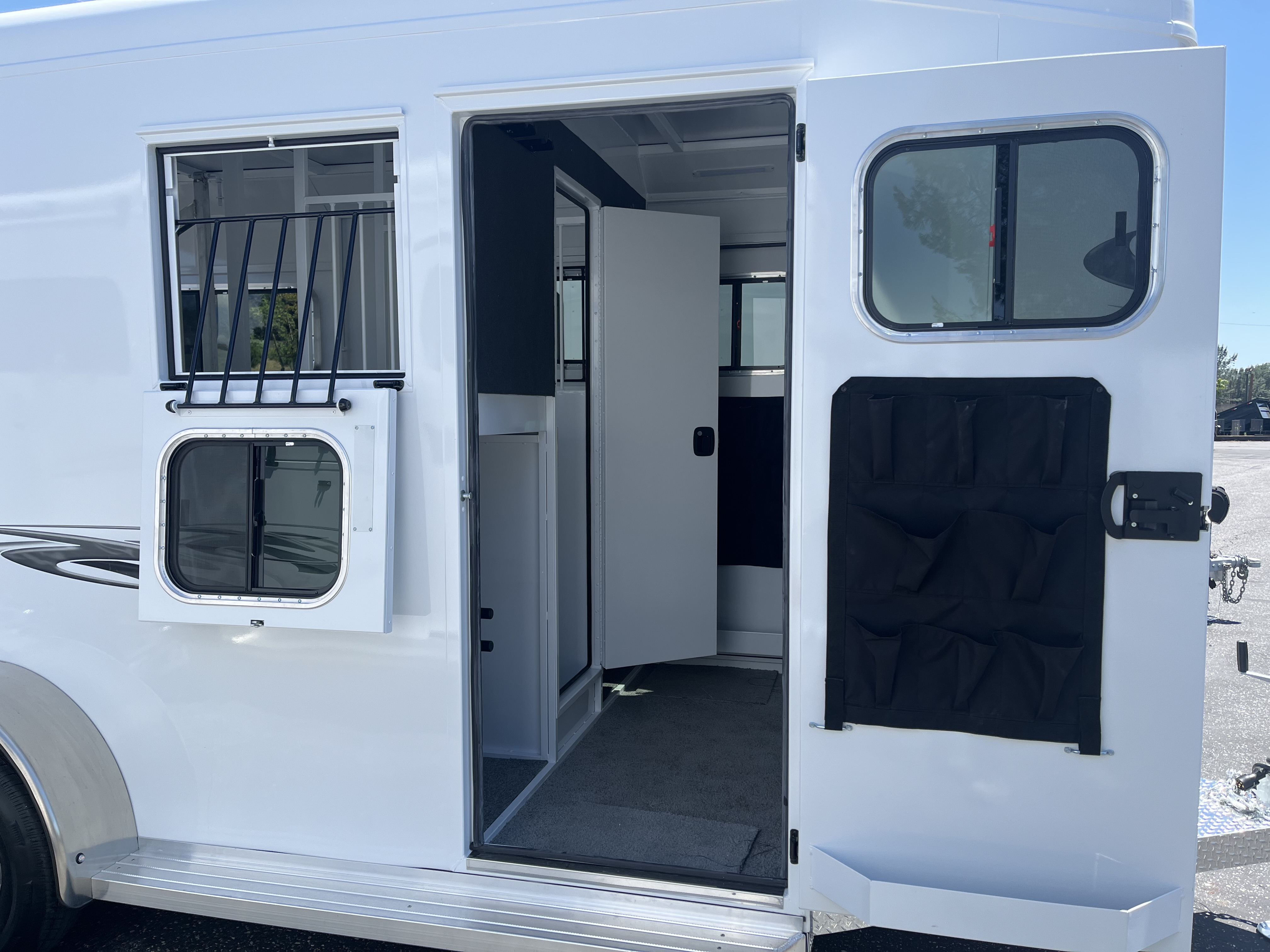 2027 Trails West BP 2H ROYALE SXS TACK Horse Trailer