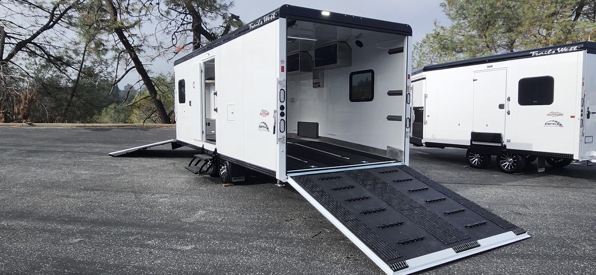 2026 Trails West RPM 28' BP Snowmobile Trailer