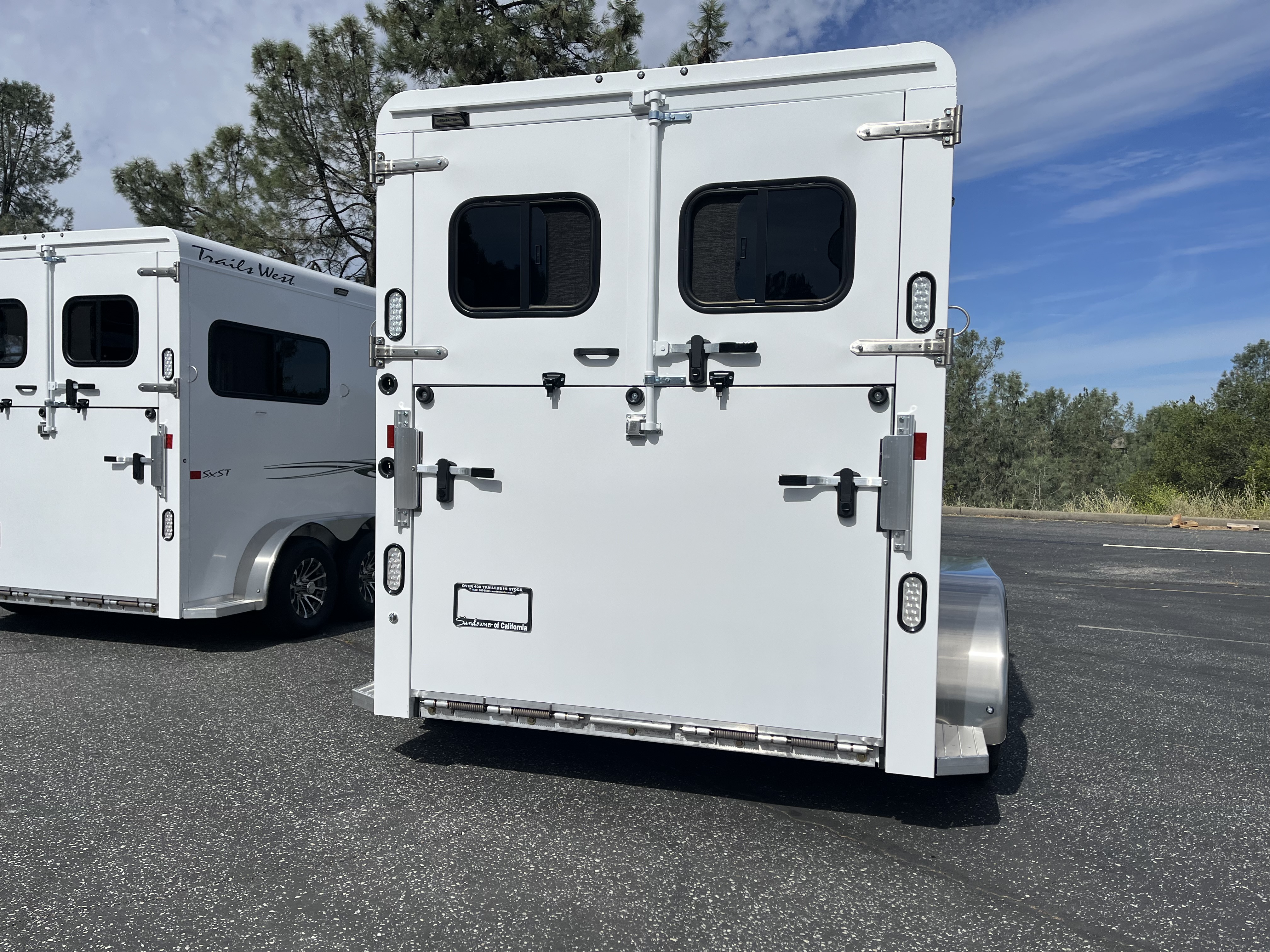 2027 Trails West BP 2H ROYALE SXS TACK Horse Trailer