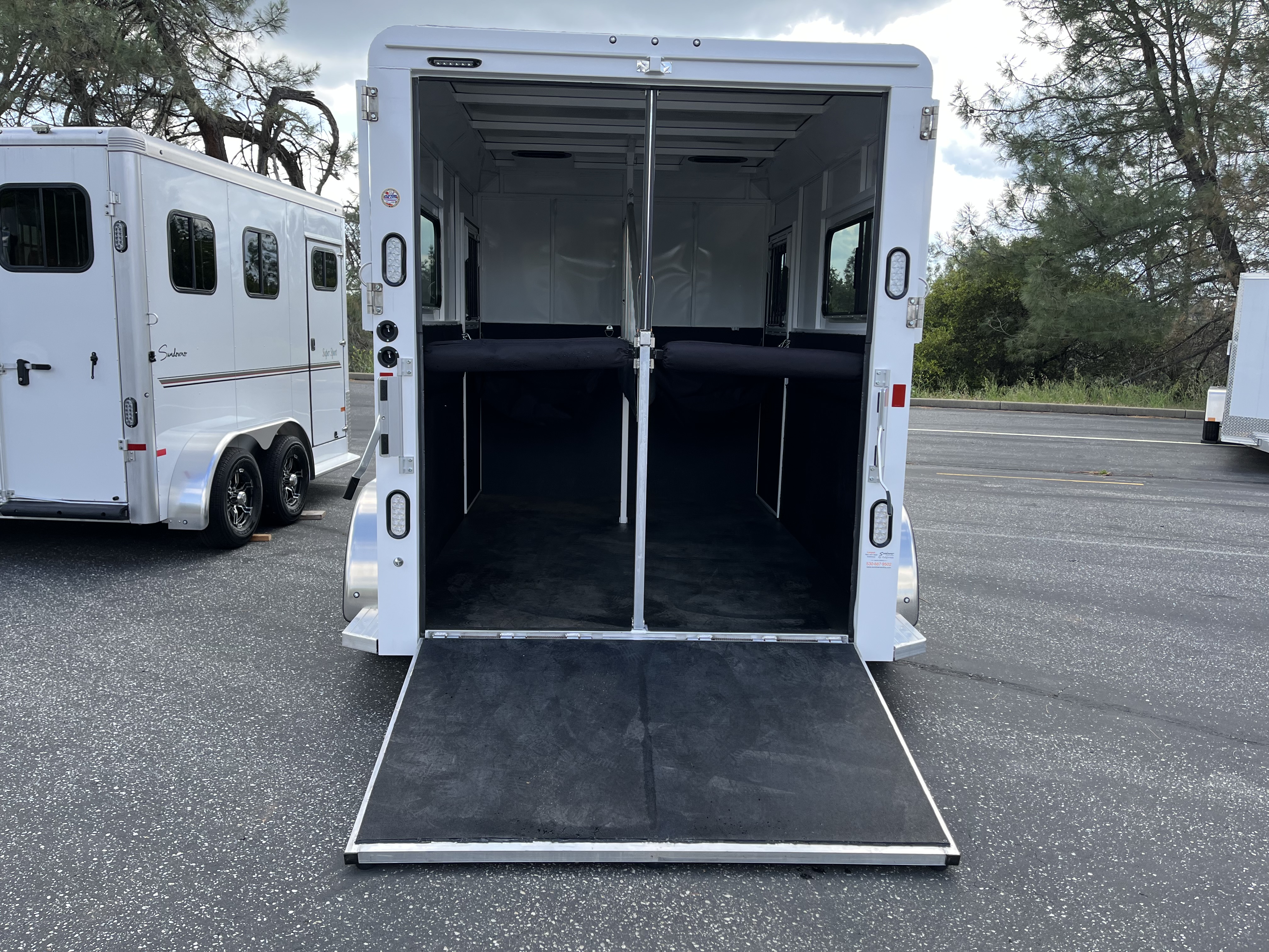 2027 Trails West BP 2H ROYALE SXS TACK Horse Trailer