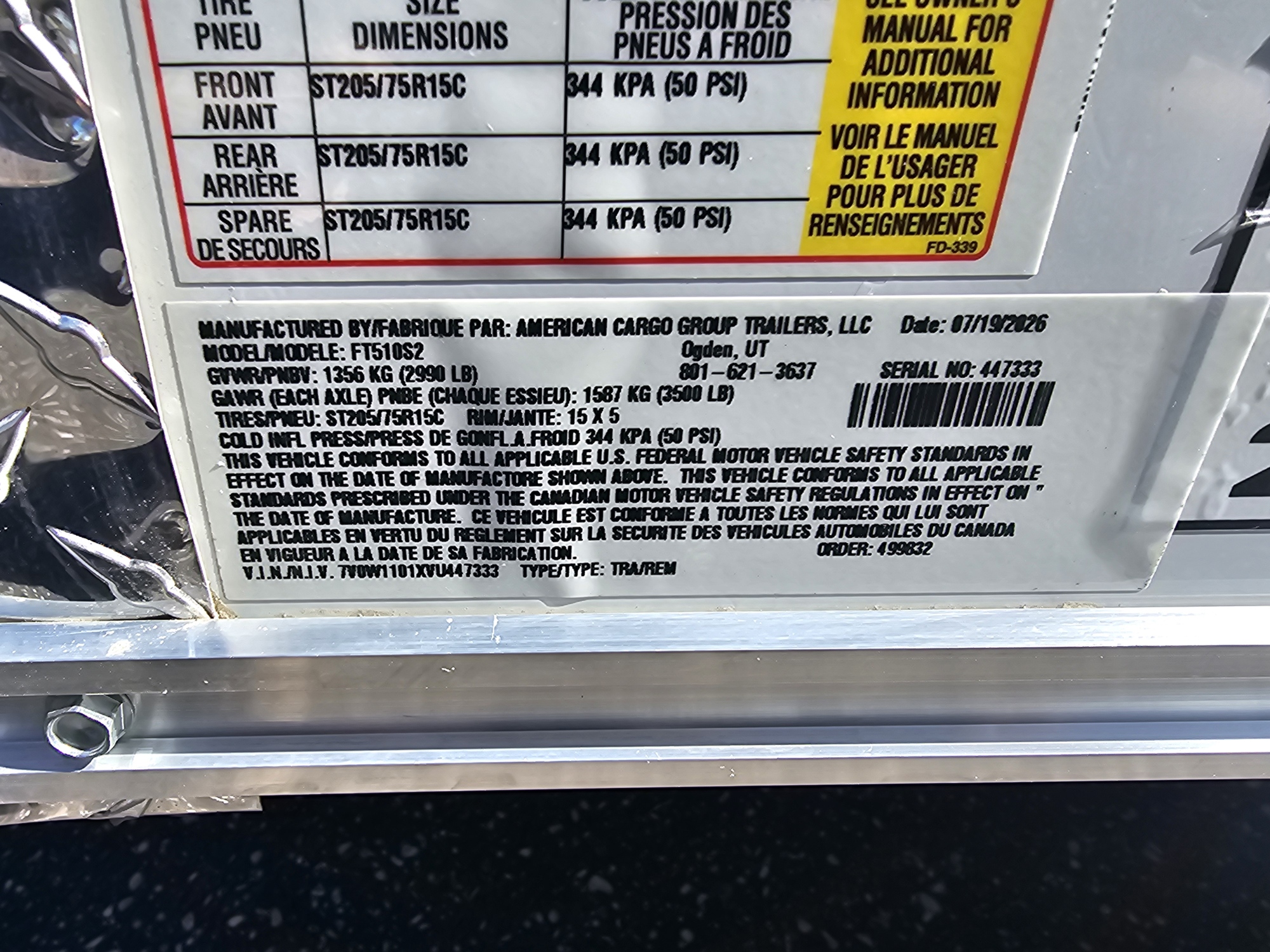 2027 Wells Cargo BP 5 X 10 FAST TRAC Cargo
