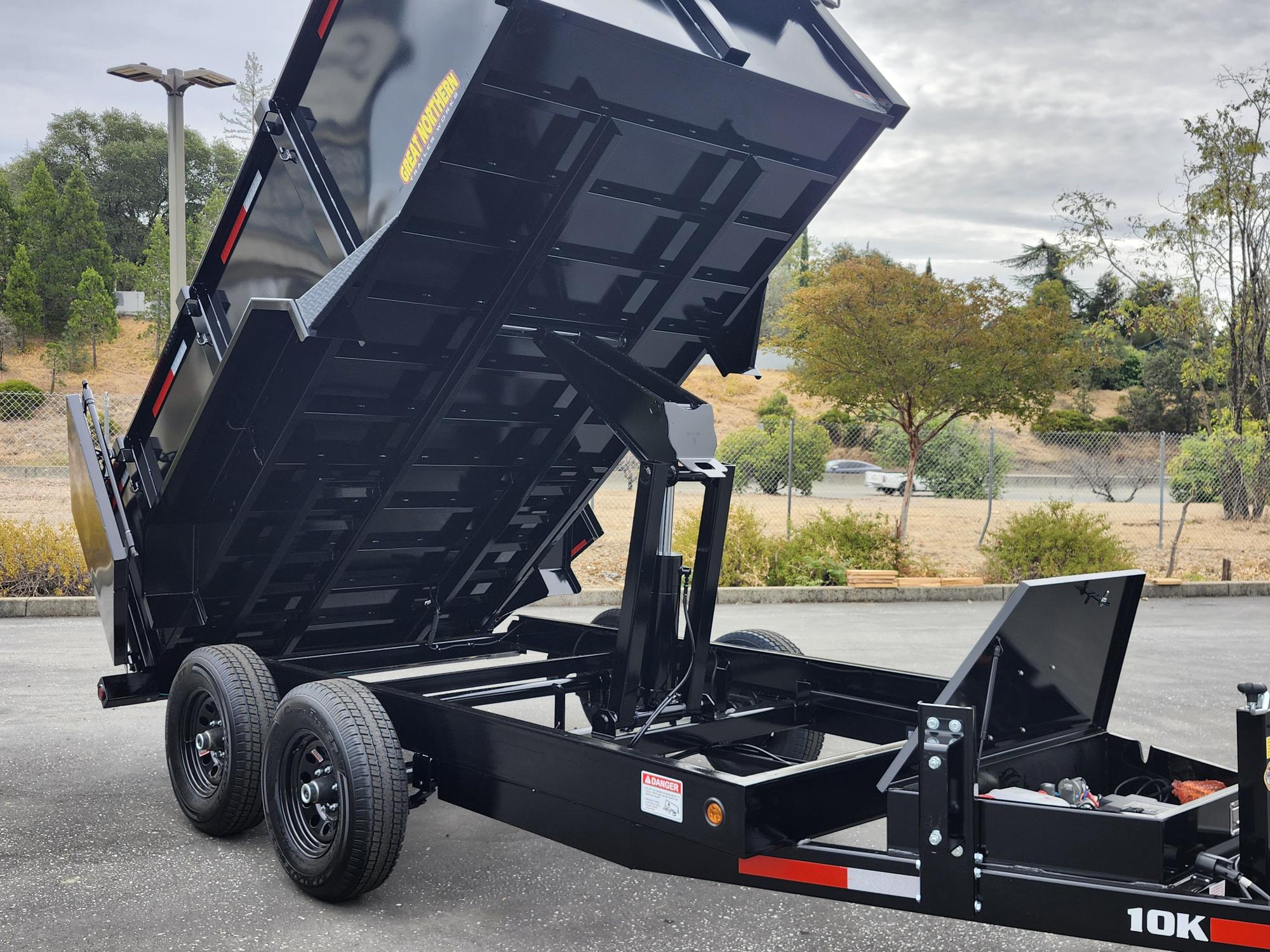 2026 Great Northern 6 X 12 X 3 MID DUMP W/TARP KIT & SPARE Dump