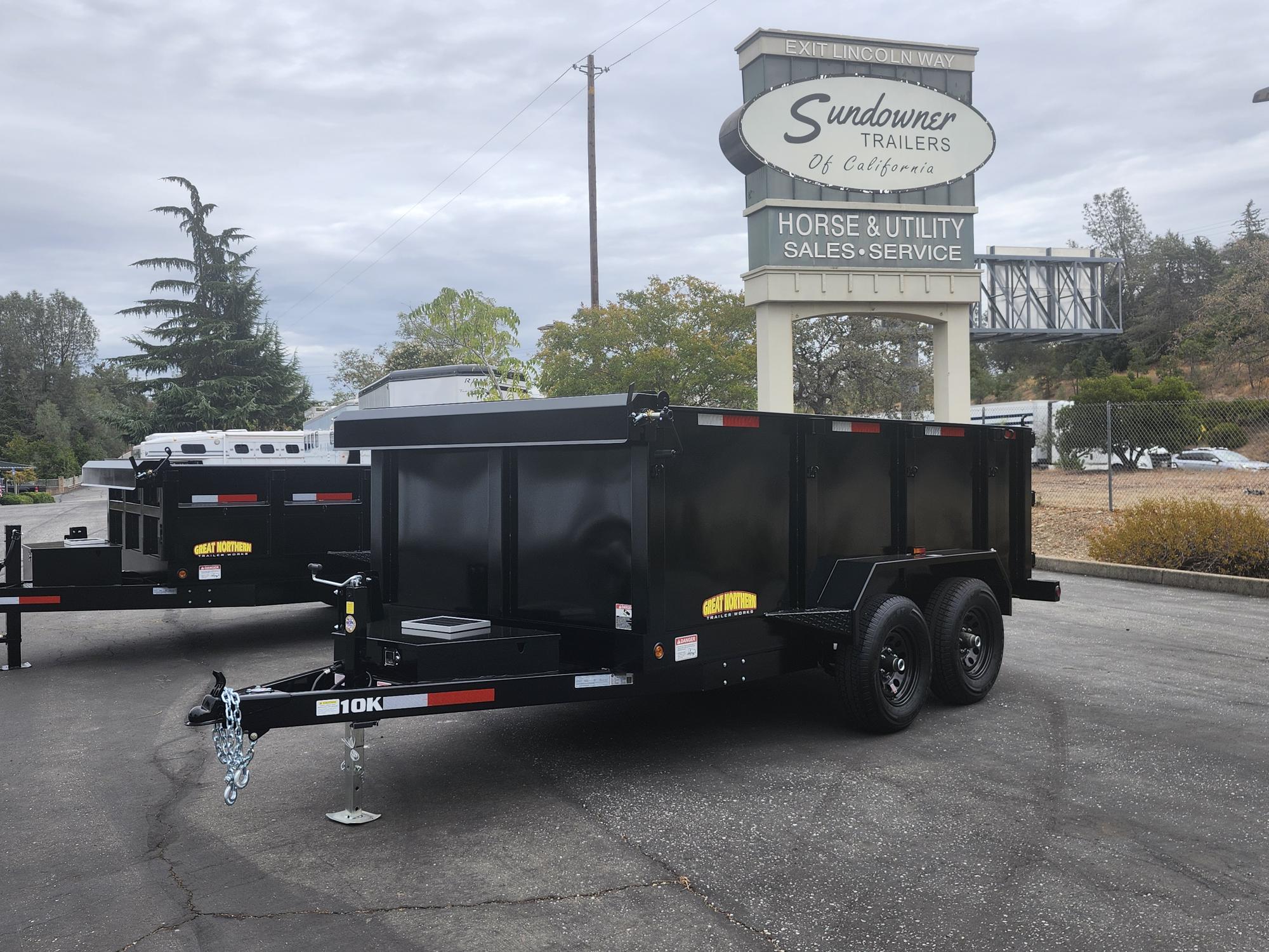 2026 Great Northern 6 X 12 X 3 MID DUMP W/TARP KIT & SPARE Dump