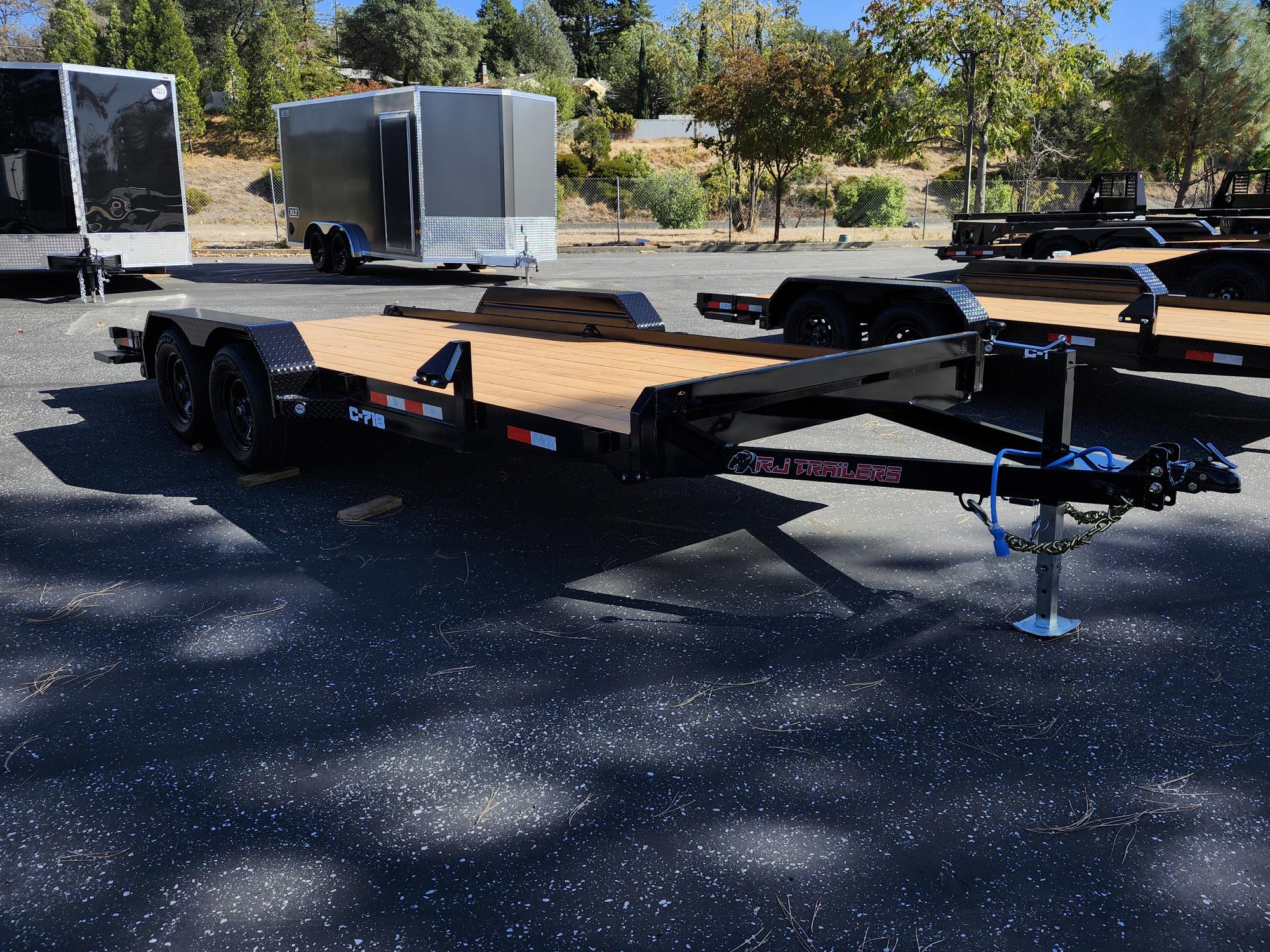 2027 R & J BP 7 X 18 Car Hauler Equipment