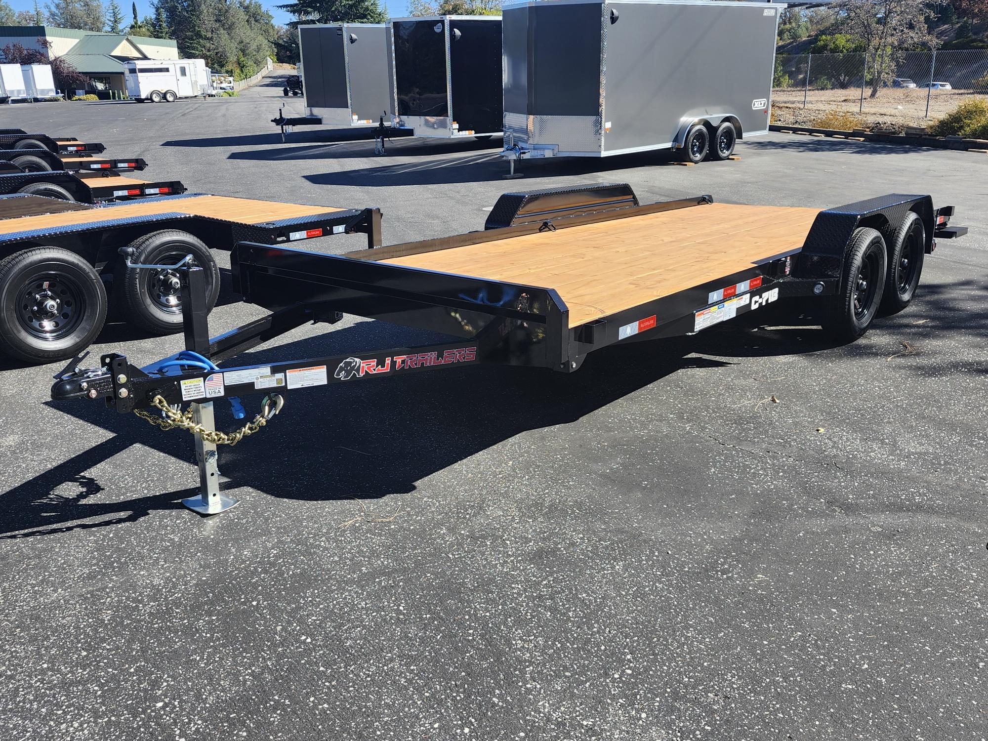 2027 R & J BP 7 X 18 Car Hauler Equipment