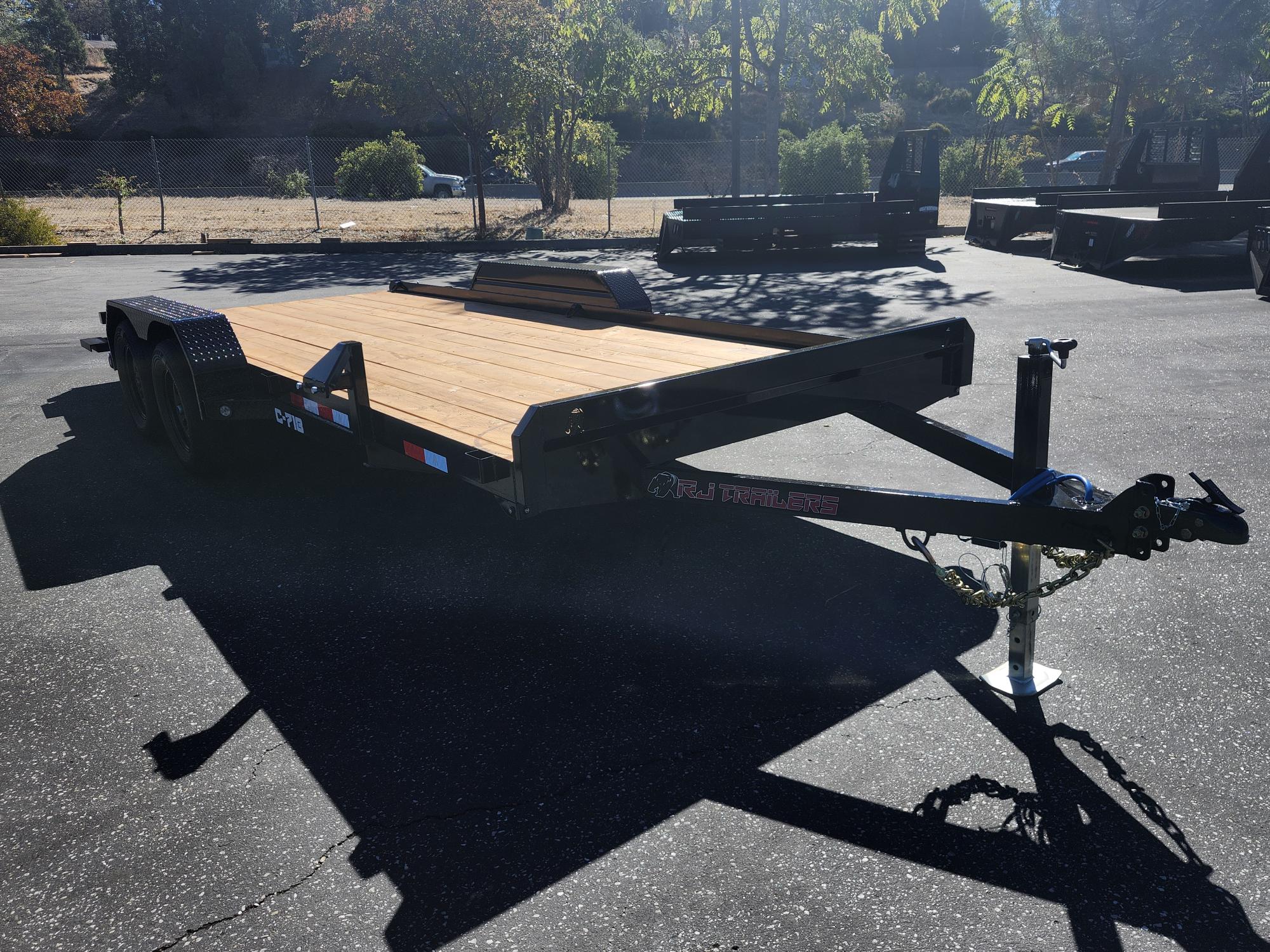 2027 R & J BP 7 X 18 Car Hauler Equipment