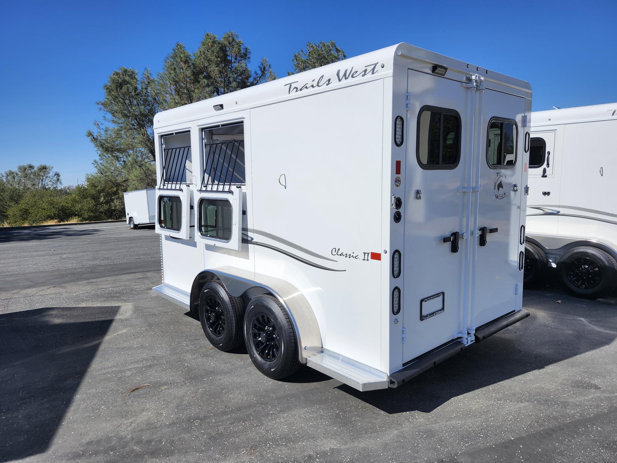 2027 Trails West BP 2H CLASSIC II Horse Trailer