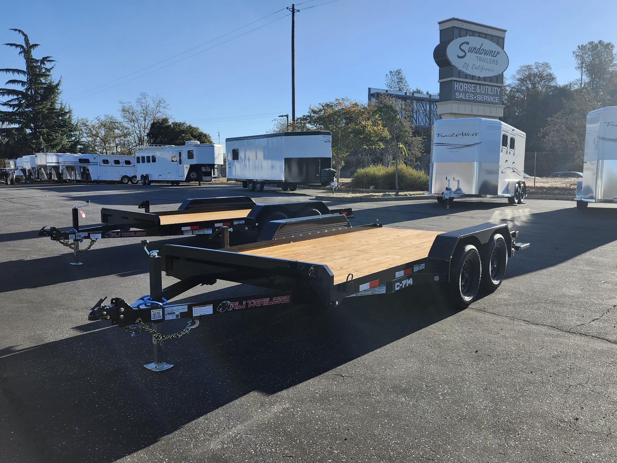 2027 R & J BP 7 X 14 CAR HAULER Car Trailer