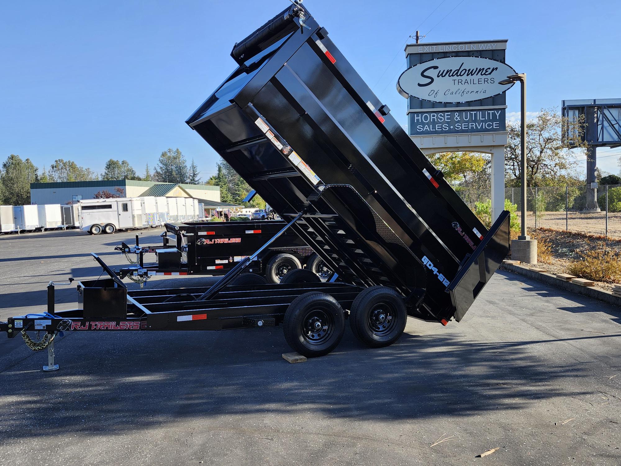 2027 R & J BP 6 X 12 DUMP 10K 4' SIDES Dump