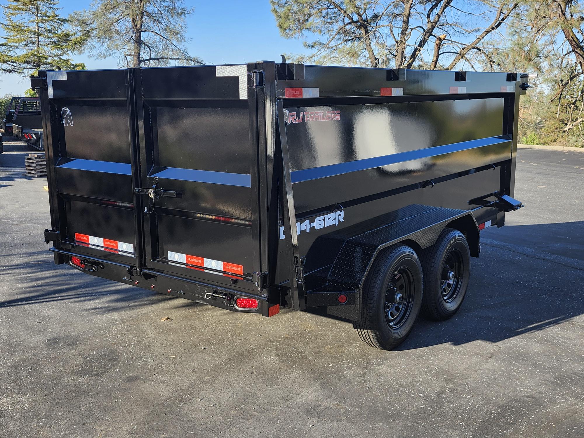 2027 R & J BP 6 X 12 DUMP 10K 4' SIDES Dump