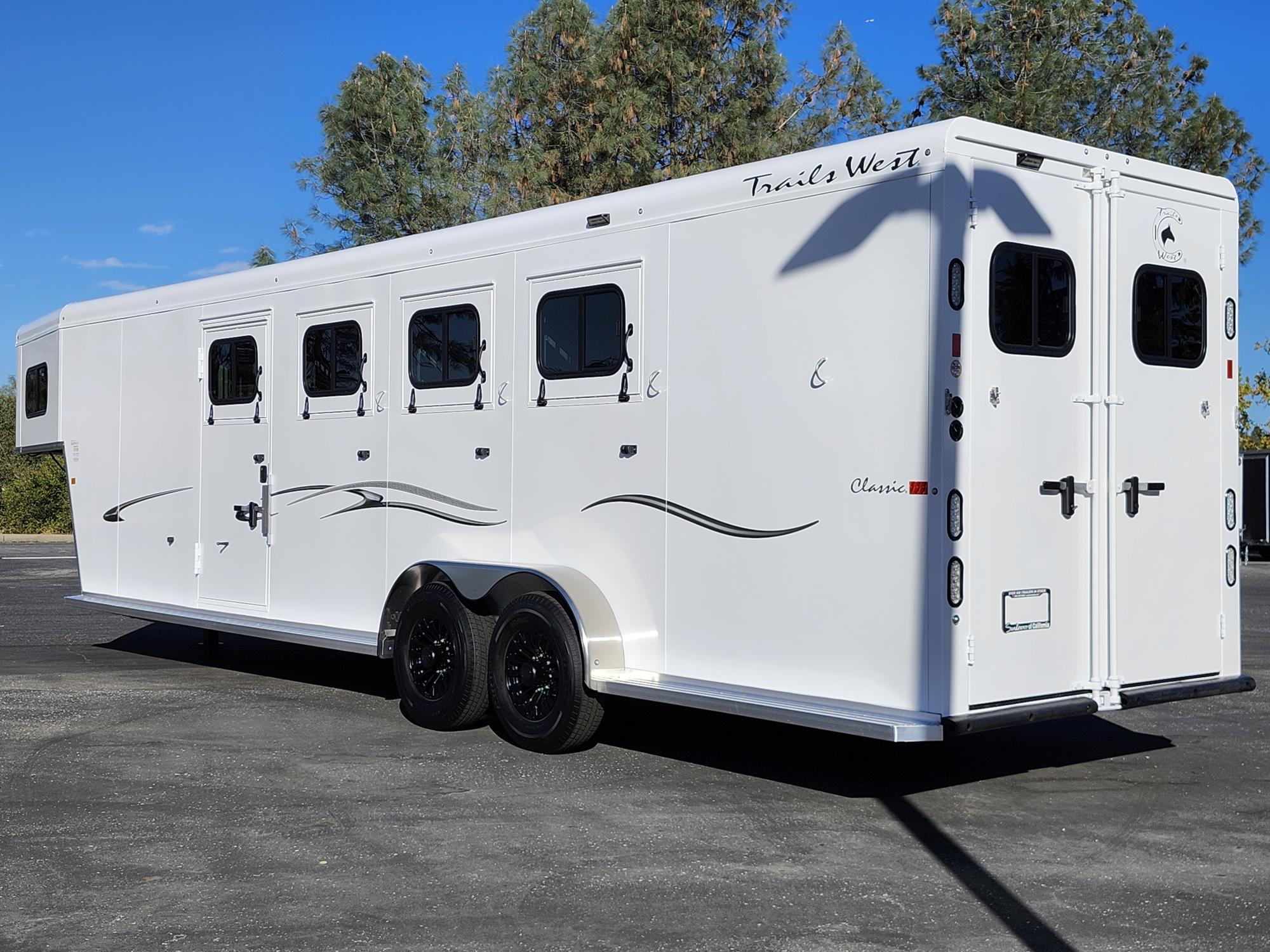2027 Trails West GN 4H Classic Side Tack Horse Trailer