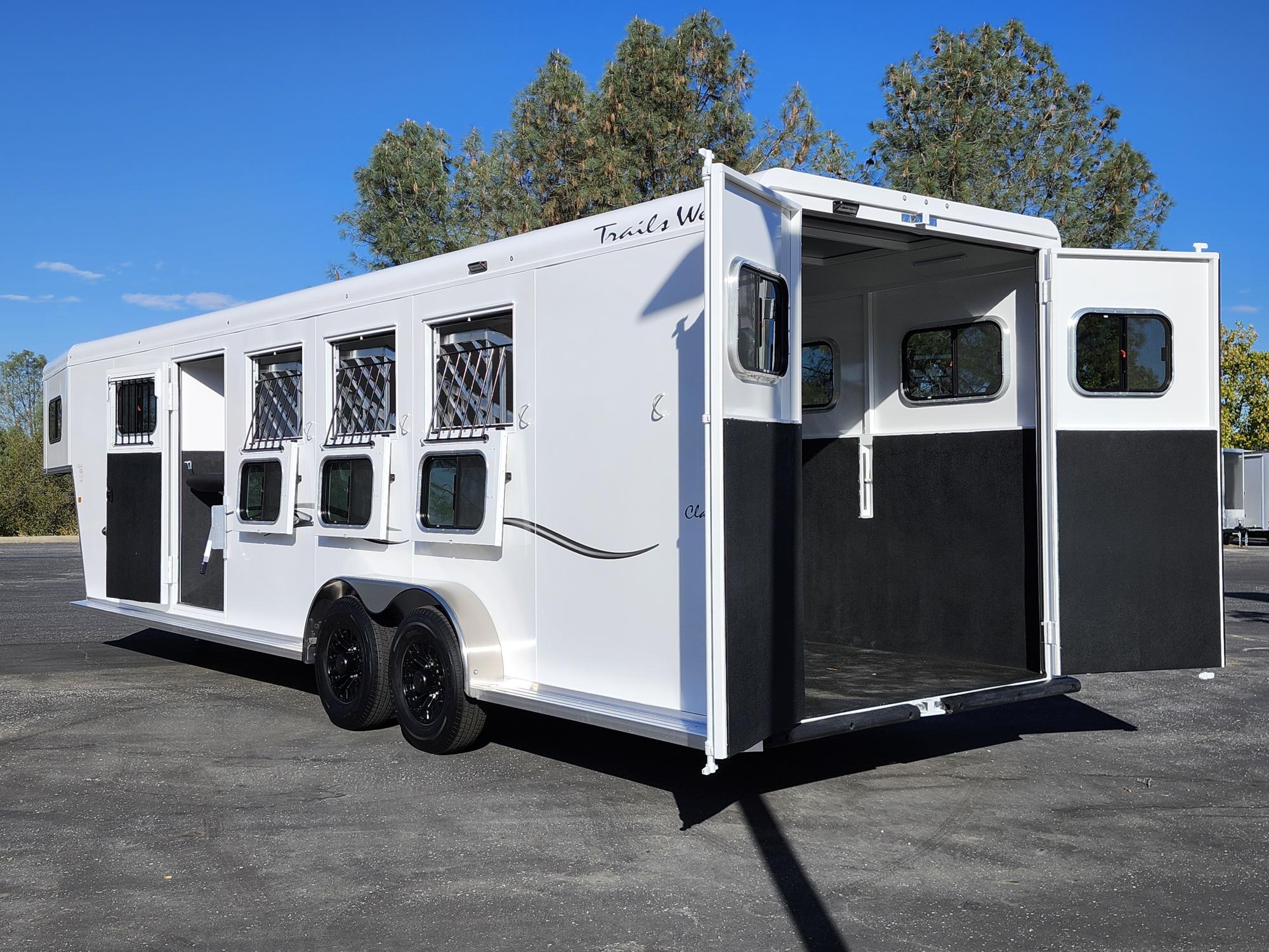 2027 Trails West GN 4H Classic Side Tack Horse Trailer