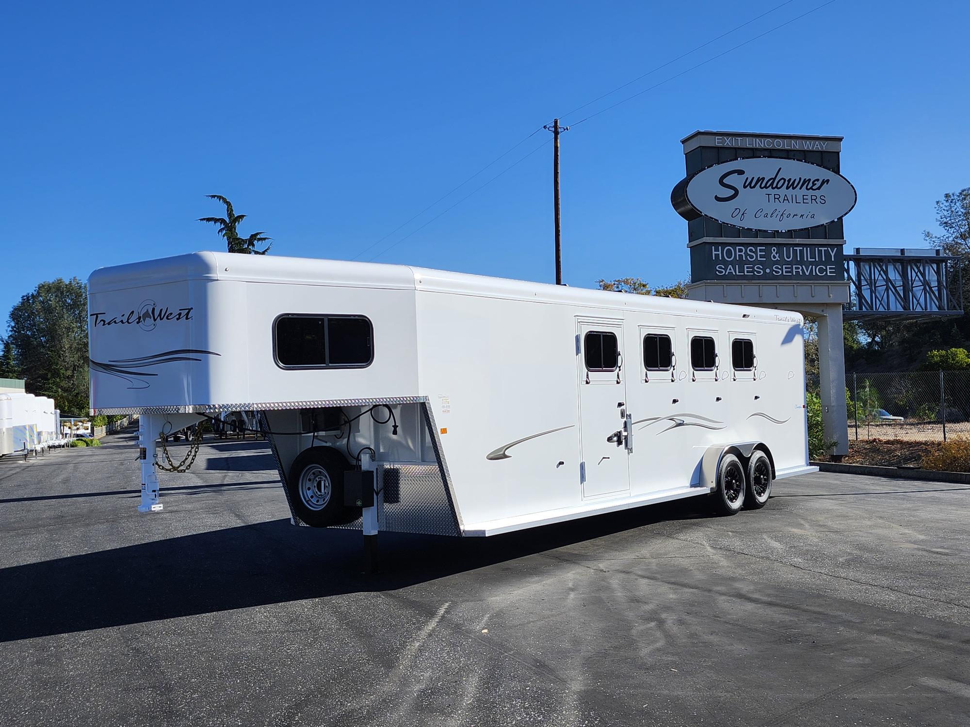 2027 Trails West GN 4H Classic Side Tack Horse Trailer