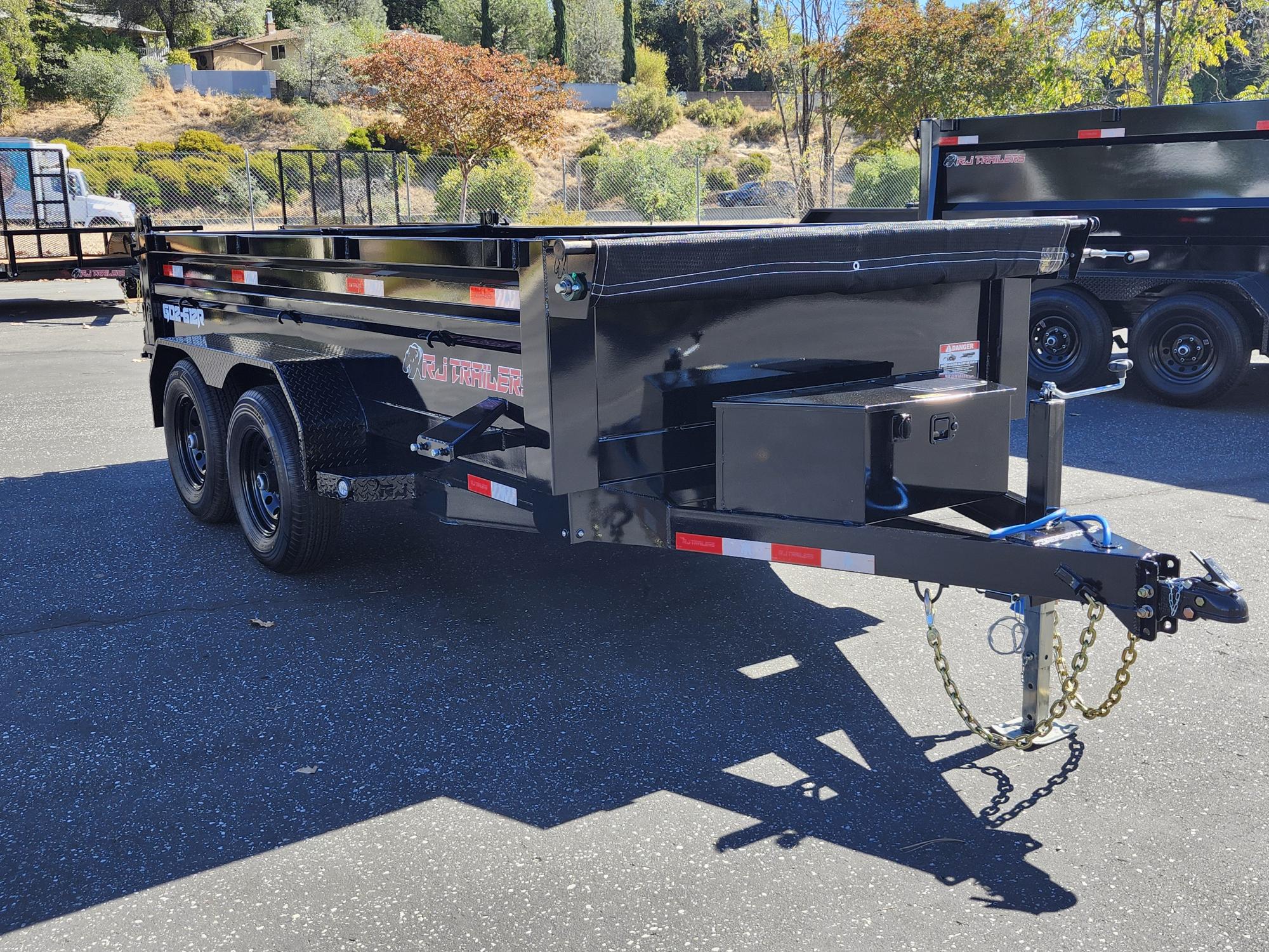 2027 R & J BP 6 X 12 DUMP w/ 2' SIDES Dump