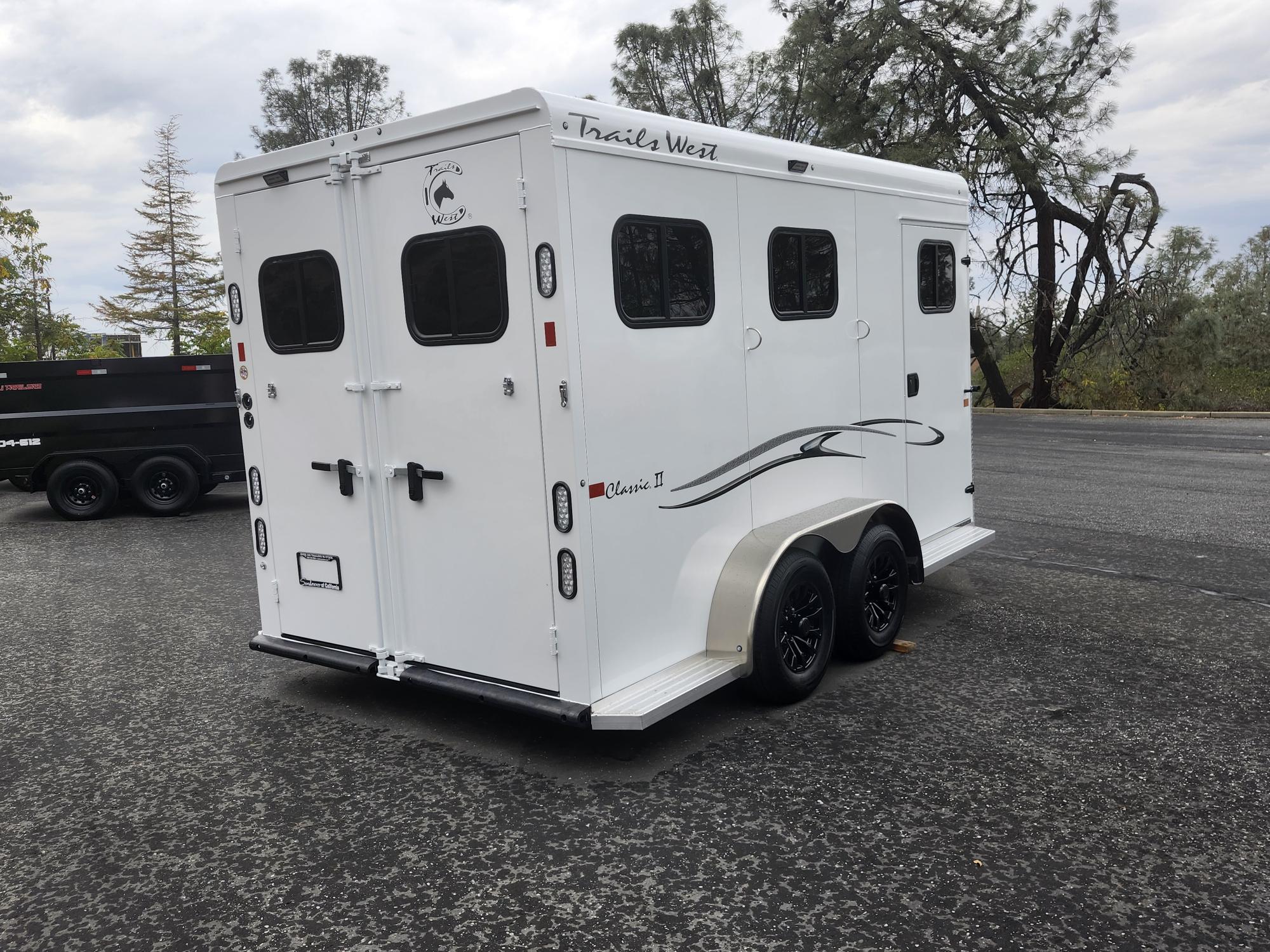 2027 Trails West BP 2H CLASSIC II WB Horse Trailer