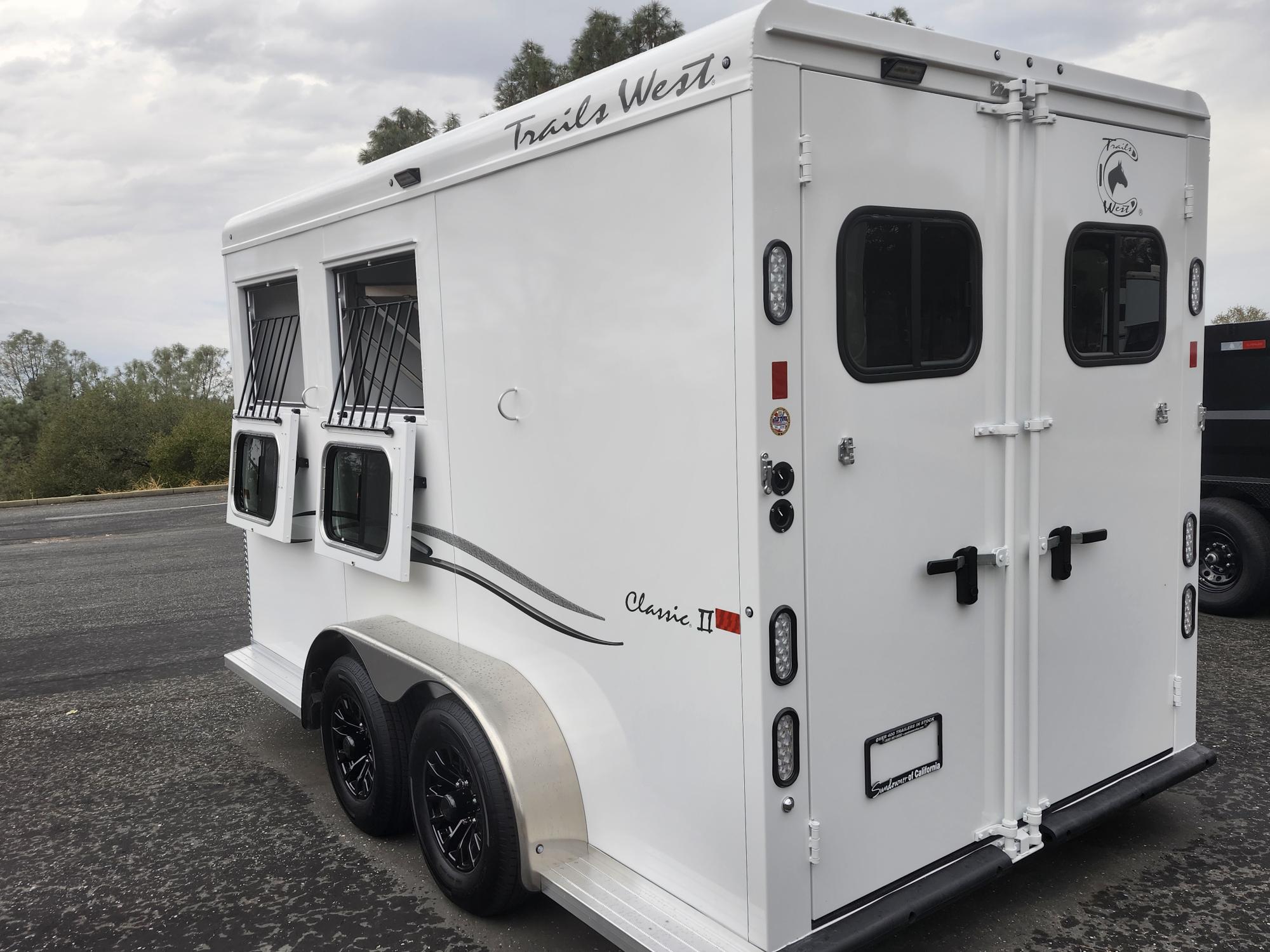 2027 Trails West BP 2H CLASSIC II WB Horse Trailer