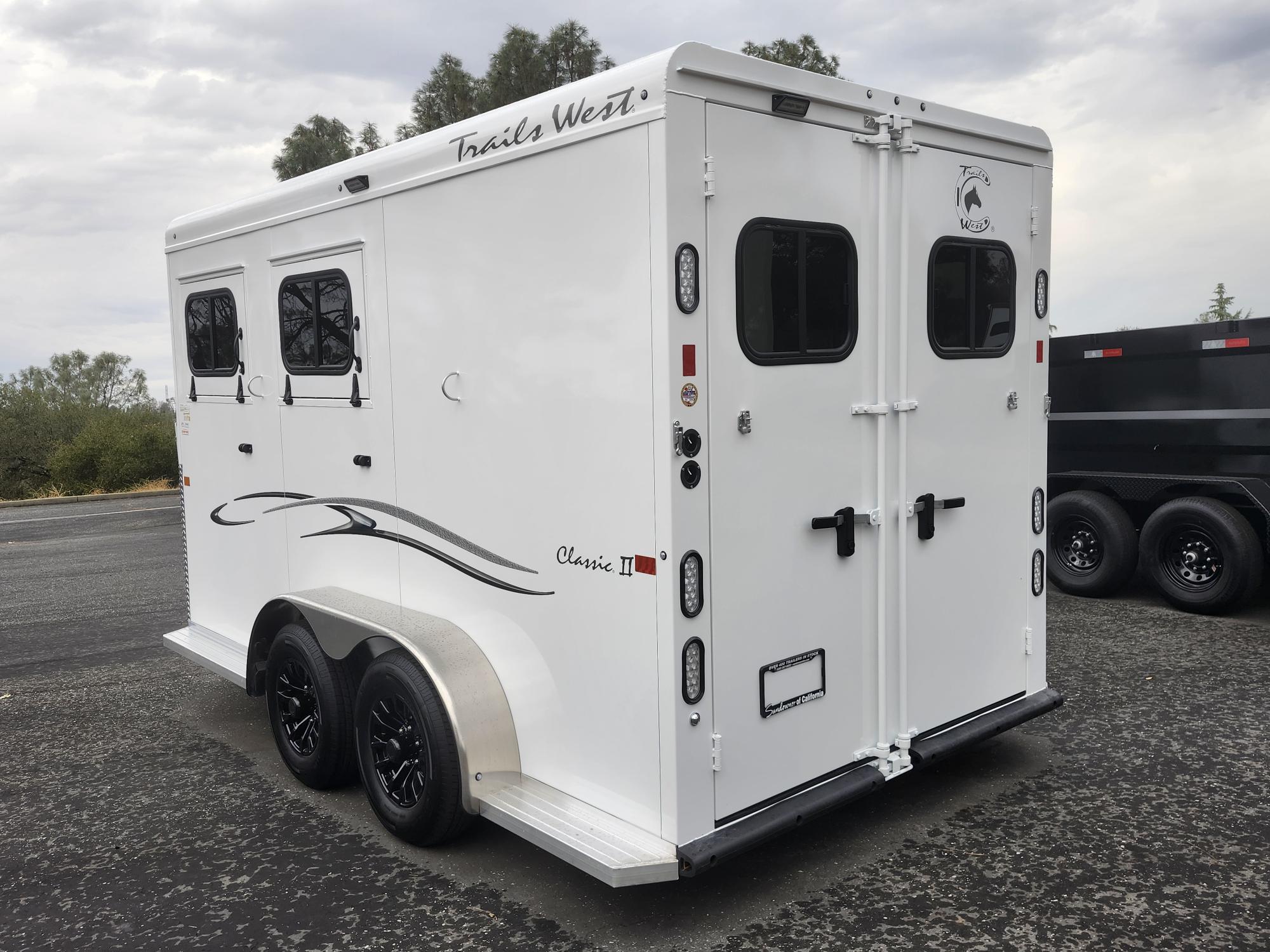 2027 Trails West BP 2H CLASSIC II WB Horse Trailer